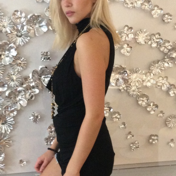 NWT Nu by Mark Anthony black tank top, size S - Picture 2 of 3